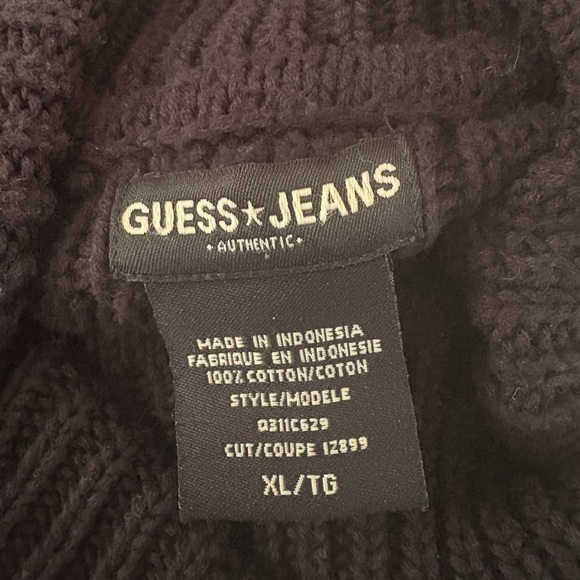 GUESS
DIANE black knitted sweater
size XL  100% cotton - Picture 4 of 4